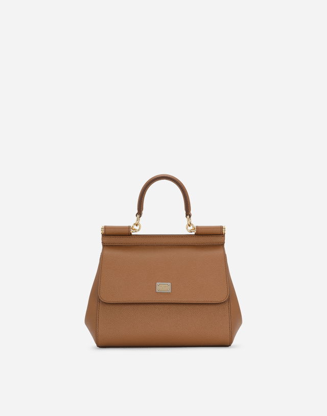 Dolce & Gabbana Small Dauphine Leather Handbag