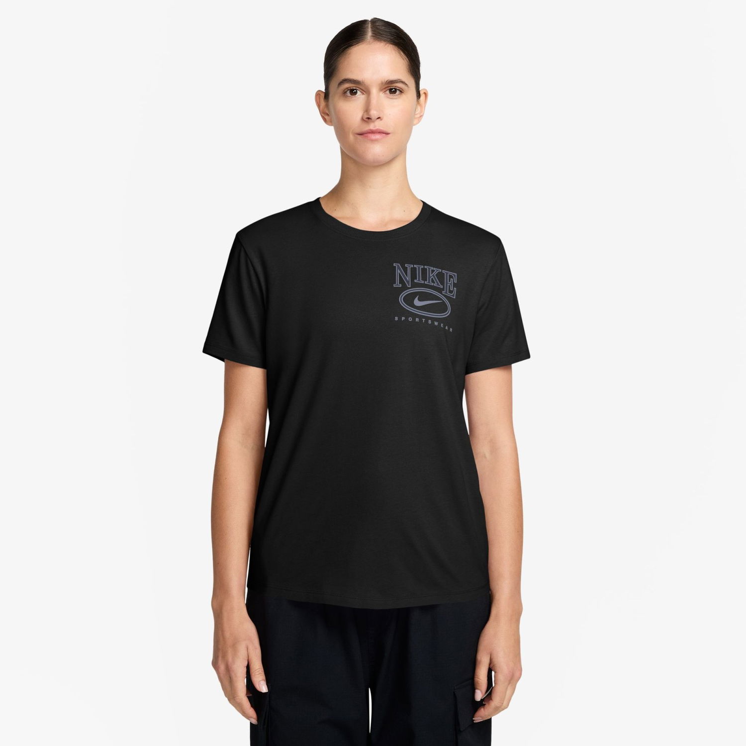 Тениска Nike Sportswear Club T-Shirt Черно | IB2447-010, 0