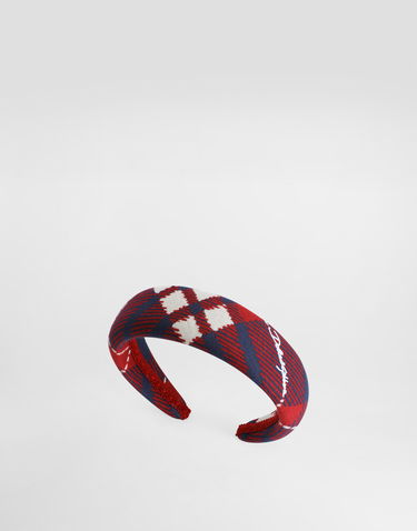 Аксесоари Dolce & Gabbana Dolce & Gabbana Tartan-Print Padded Headband Многоцветен | LB3L54ISMKMHD5QB, 2