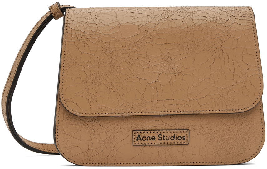 Чанта през рамо Acne Studios Platt Crossbody Bag Бежово | A10294-, 0