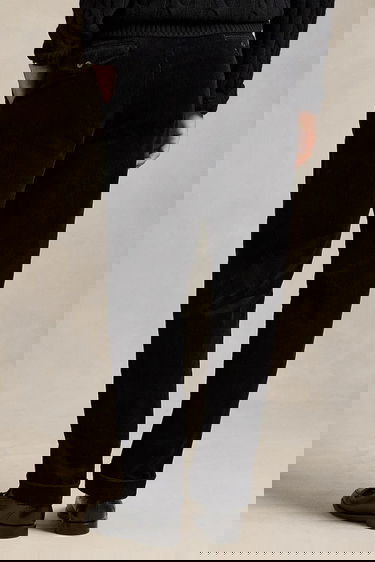 Панталони Polo by Ralph Lauren Pleated Corduroy Chinos Черно | 710882543014, 2