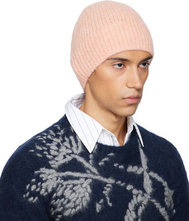 Шапка Dries Van Noten Dries Van Noten Alpaca Blend Beanie Жълто | 252-021231-2709, 3