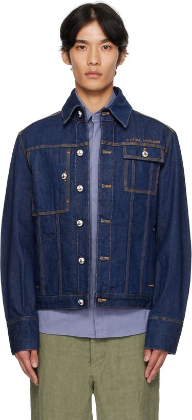 Яке Vivienne Westwood Vivienne Westwood Worker Denim Jacket Синьо | 2801000I-W0163-, 0