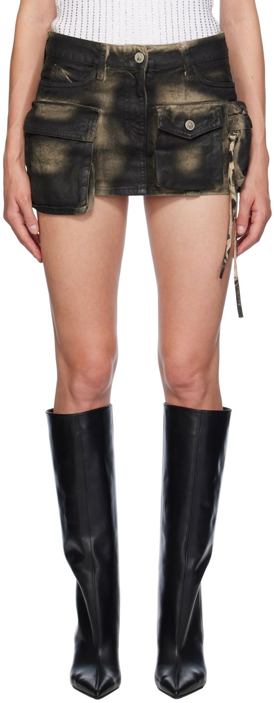 Пола The Attico Attico Fay Denim Miniskirt Черно | SPEWCS136 C109