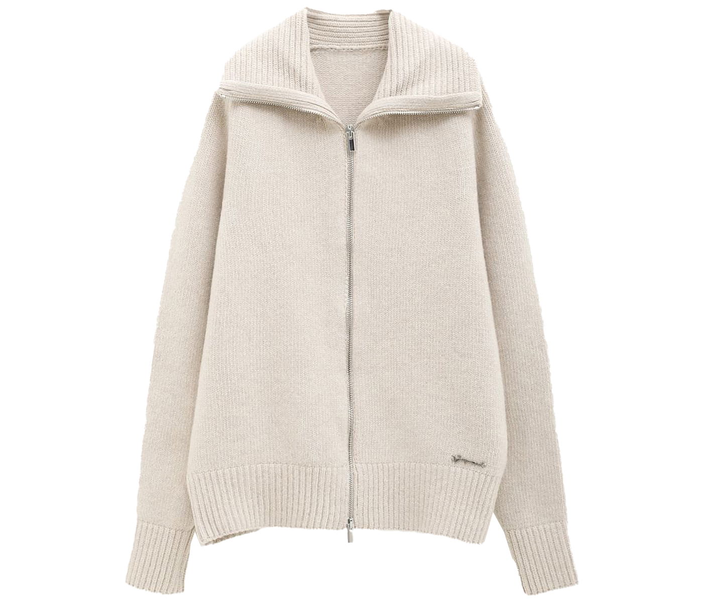 Суитчър Jacquemus Le Cardigan Meunier Zip Сиво | 226KN064-2116-150, 0