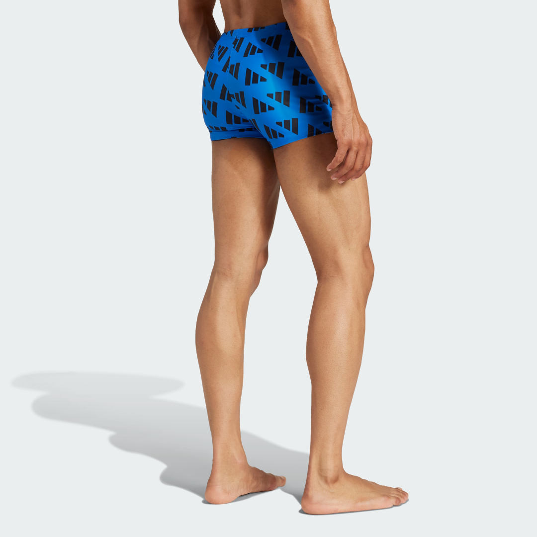 Бански adidas Performance Graphic Print 2-Inch Swim Trunks Синьо | JE8549, 1