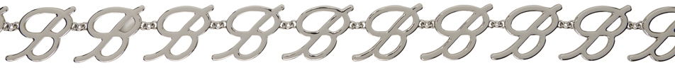 Гривна Blumarine Silver Logo Chain Belt Металик | P422W263A, 0
