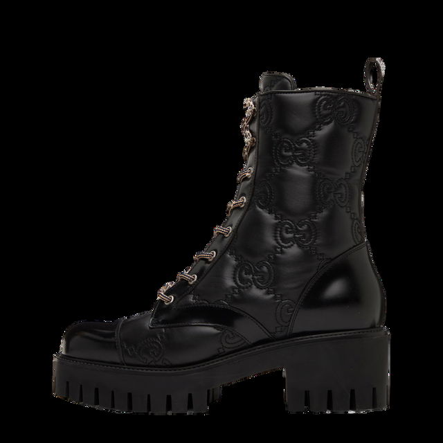 GG Quilted Boots "Black"