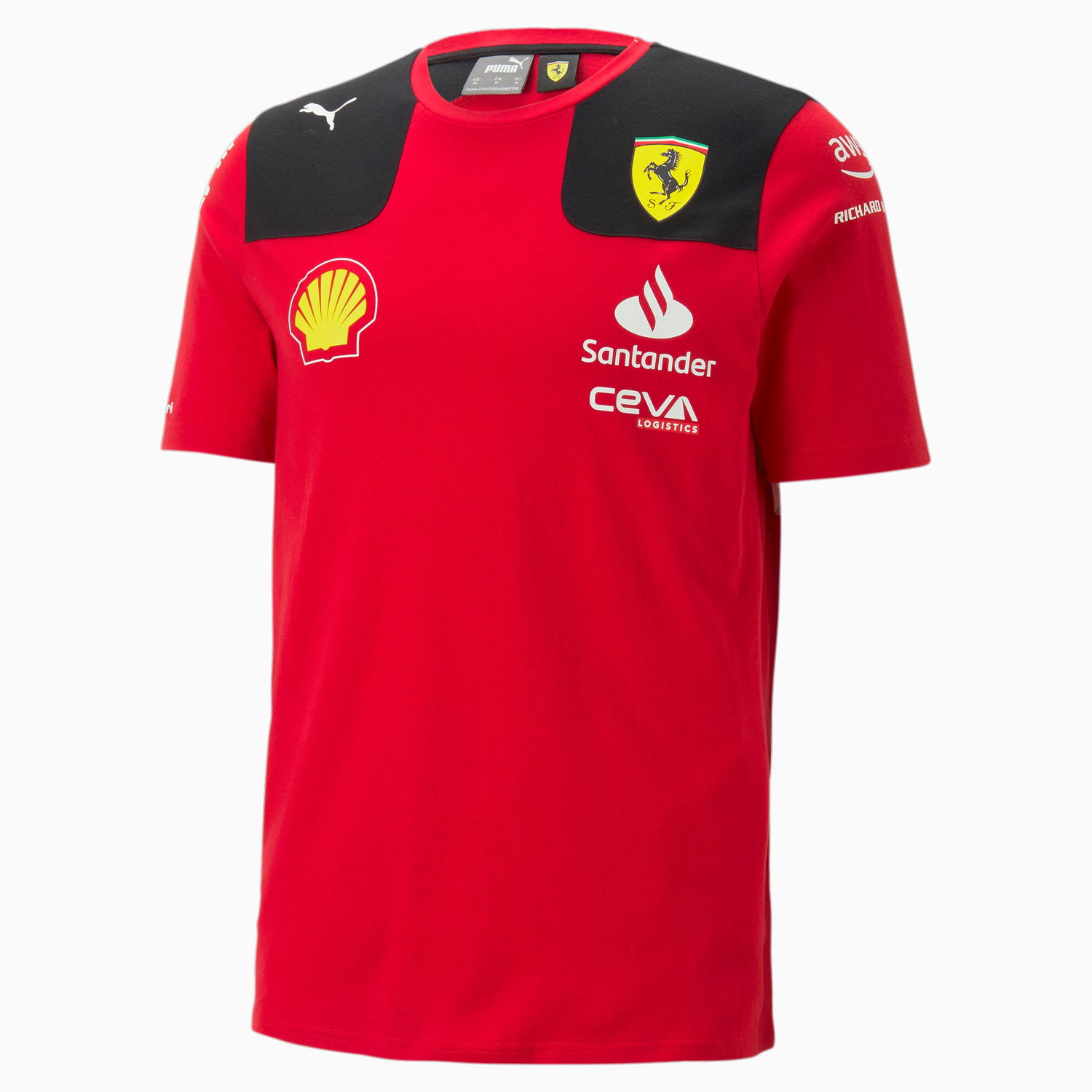 Тениска Puma Scuderia Ferrari 2023 Team Replica Charles Leclerc T-Shirt Червено | 763420_01, 0