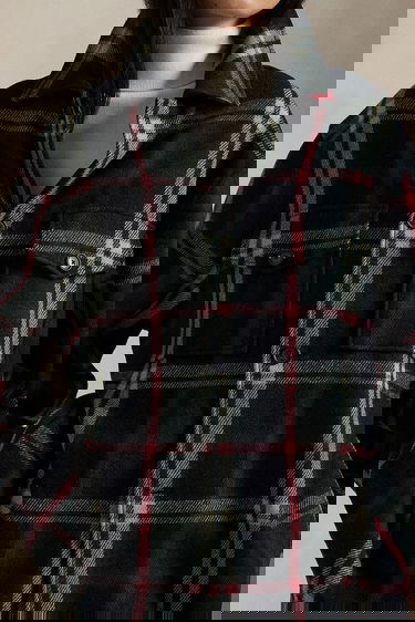 Риза Polo by Ralph Lauren Polo Ralph Lauren Relaxed Fit Wool Blend Plaid Overshirt Многоцветен | 211971524, 4