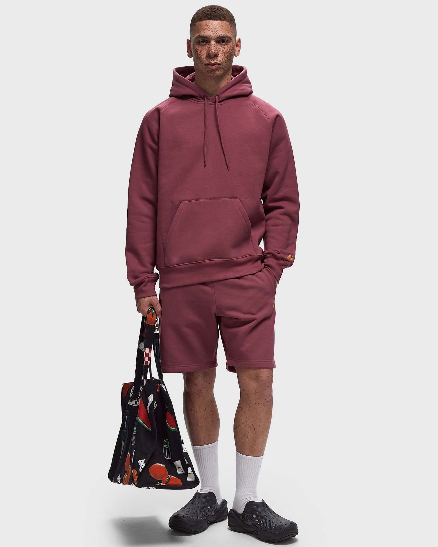 Суитчър Carhartt WIP Hooded Chase Sweat Бургунди | I033661-2BB.XX, 1