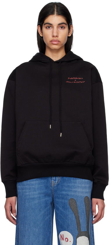 Суитчър Stella McCartney Printed Twins II Hoodie Черно | 6018463SNP43, 0