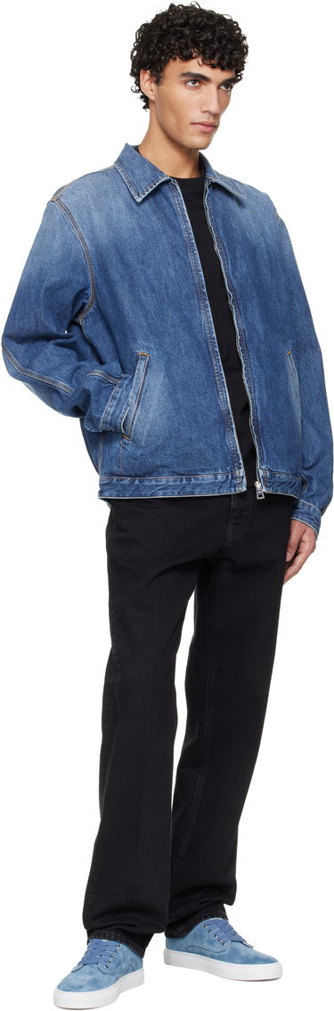 Яке Givenchy Zipped Denim Jacket Синьо | BM01FJ516L401, 3