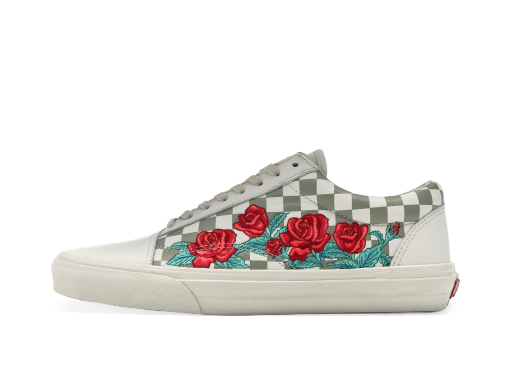 Кецове и обувки Vans Old Skool Rose Embroidery (White) Многоцветен | VN0A38G3QF9