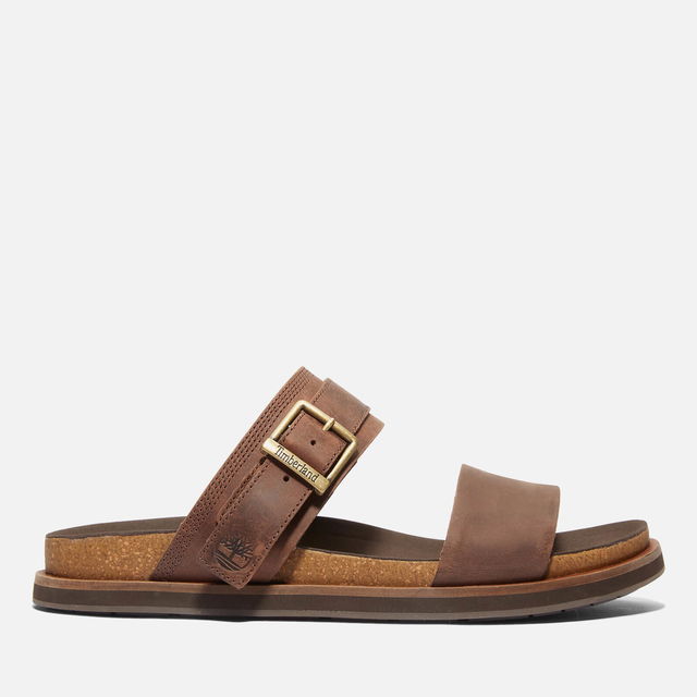 Amalfi Vibes Double Strap Leather Sandals - UK 7.5