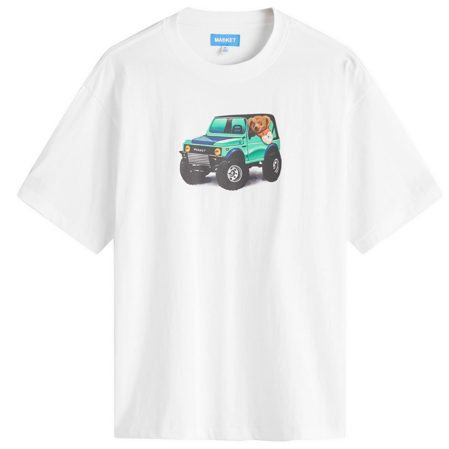 Тениска MARKET 4X4 Bear Graphic Tee Бяло | 399002189-WHT, 1