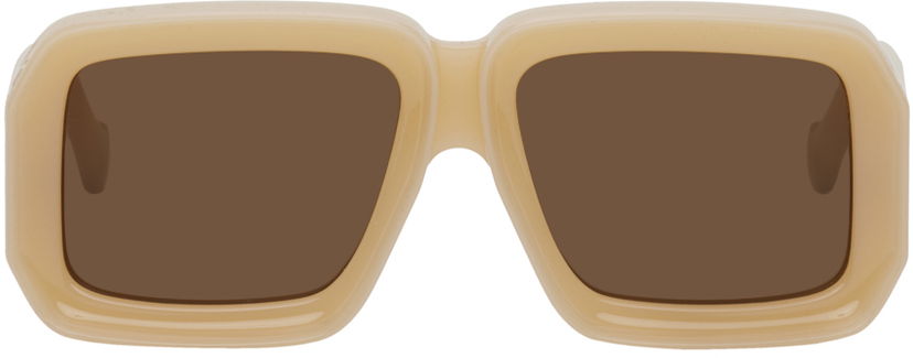 Слънчеви очила Loewe Beige Paula's Ibiza Dive Sunglasses Бежово | LW40064U