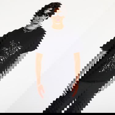 Тениска HELIOT EMIL Shelter Printed T-Shirt Черно | PREAW24_M_09_125_BLK01, 0