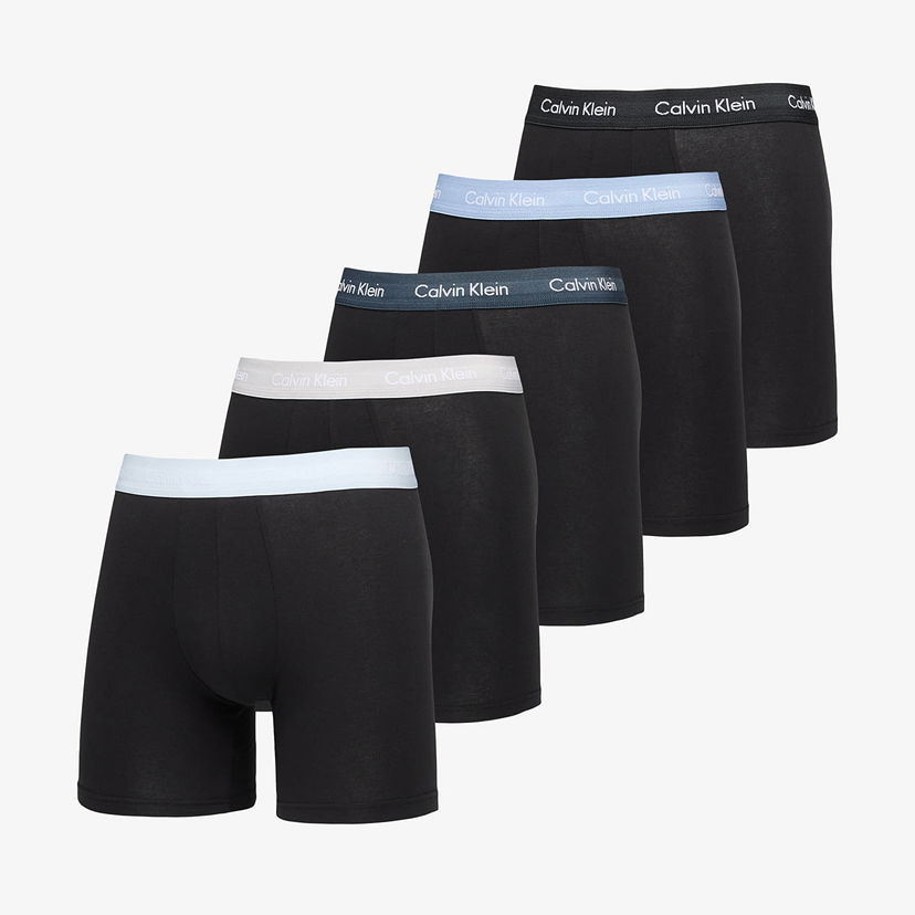 Боксерки CALVIN KLEIN Boxer Brief 5-Pack Black Черно | NB3794A Q5M