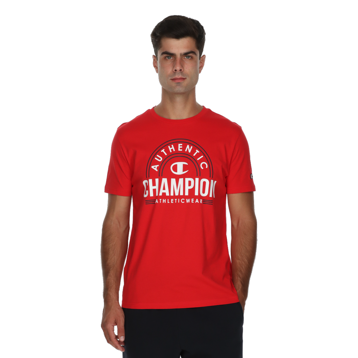 Тениска Champion Crewneck T-Shirt Червено | 222088-RS001, 0