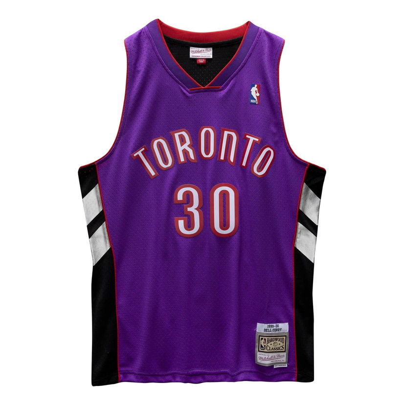 Фланелка Mitchell & Ness NBA Toronto Raptors 1999-00 Swingman Jersey 'Dell Curry 30' Лилаво | SMJYLG19083-TRARTPR99DCU