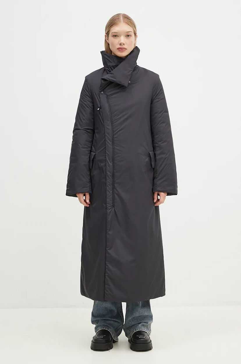 Палта Y-3 Padded Coat Long Black Черно | IW7487