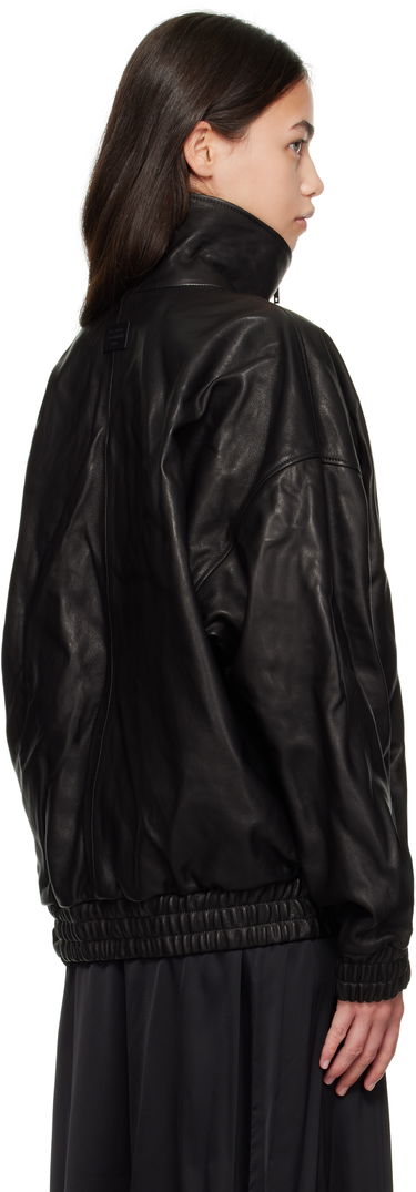 Яке Acne Studios Acne Studios Zip Leather Jacket Черно | A70201-, 2