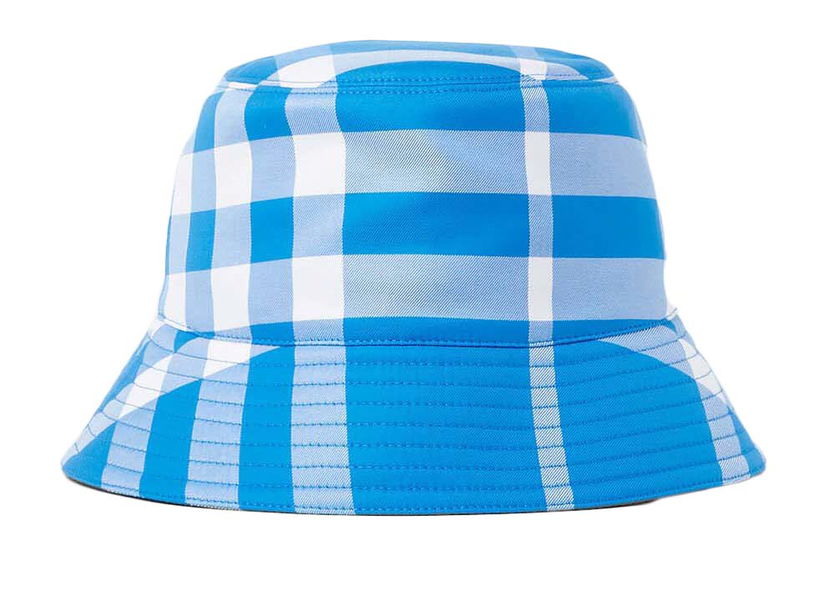 Шапка Burberry Check Baseball Cap Синьо | 8069368