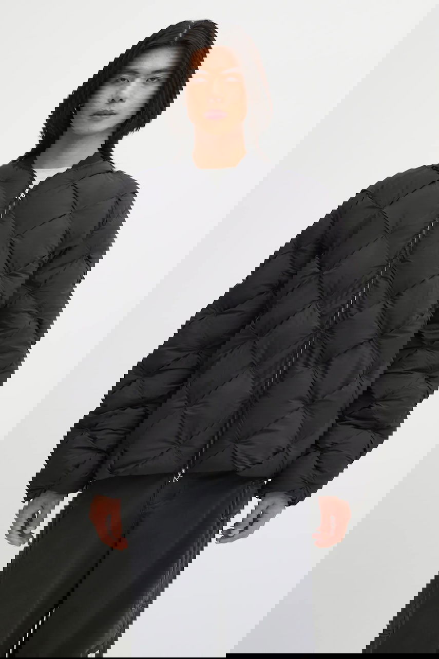 Пухо яке Represent Clo Diamond Quilted Pillow Puffer Bomber Jacket Черно | MLM100124, 0