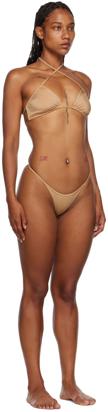 Бански Blumarine Blumarine Exclusive Bikini Кафяво | 2D008A, 1