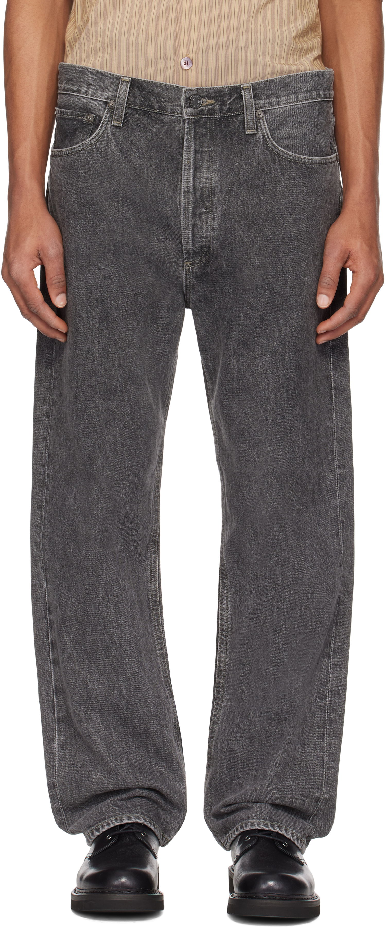 Дънки AGOLDE AGOLDE 90's Loose Fit Jeans Сиво | A642-1346, 0