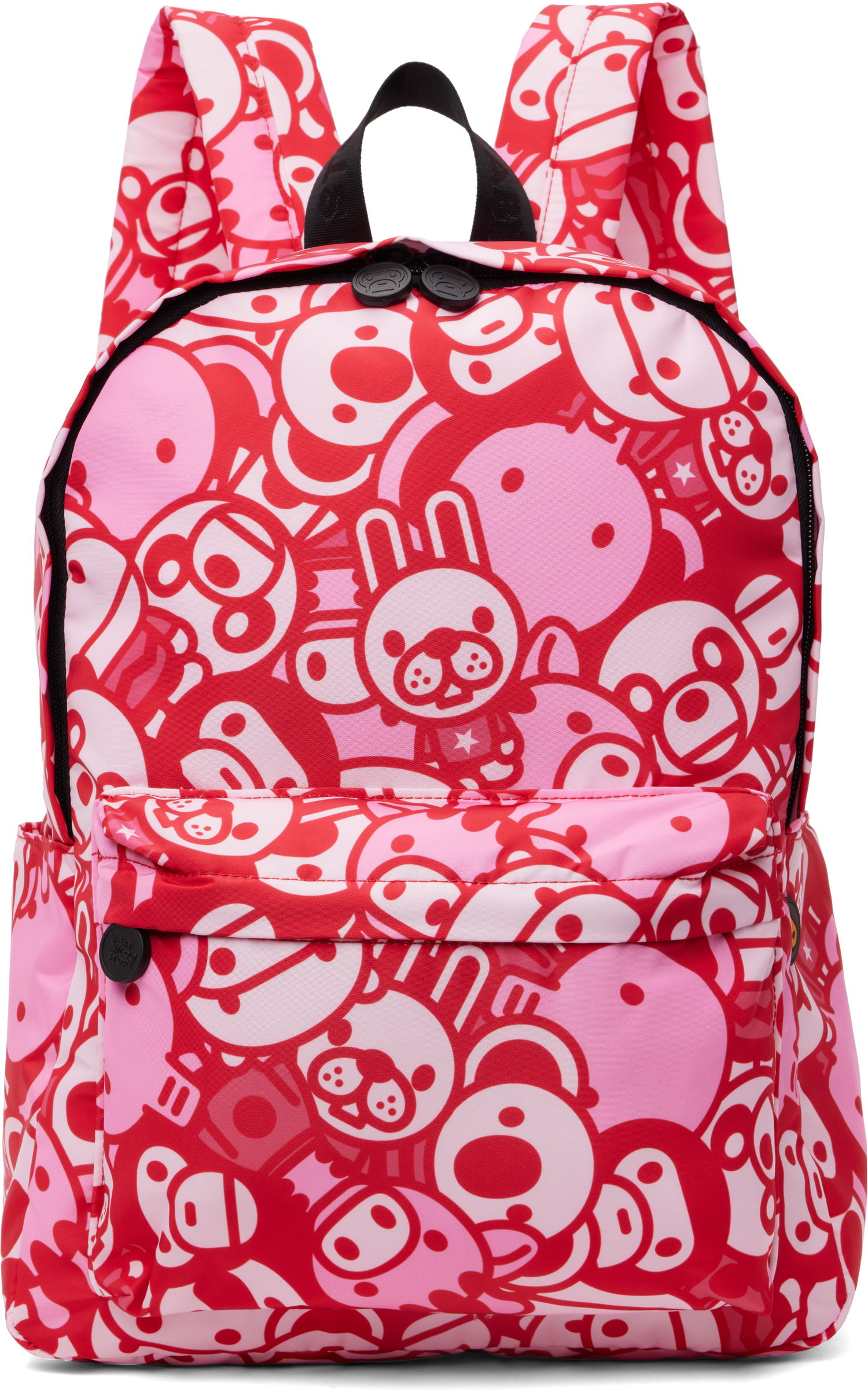 Раница BAPE A Bathing Ape ABC Milo All Friends Medium Backpack Червено | 0MXBGW4274XXO, 0