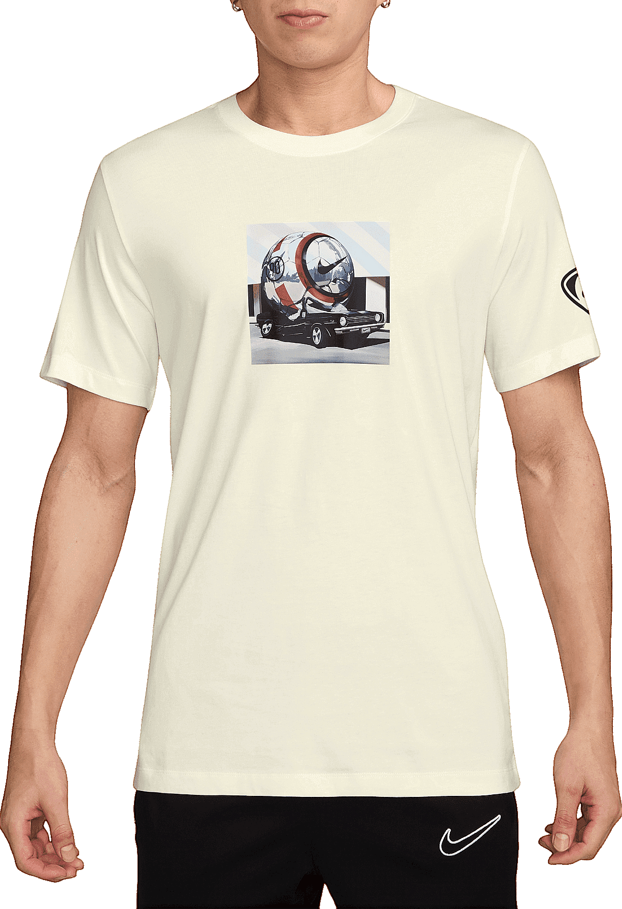 Тениска Nike Total 90 T-Shirt Бяло | hv1709-133, 0