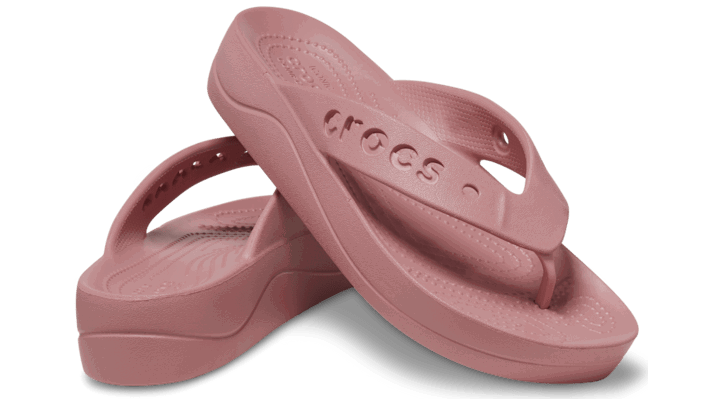 Кецове и обувки Crocs Baya Platform Slides "Blossom" Розово | 208395-682, 1