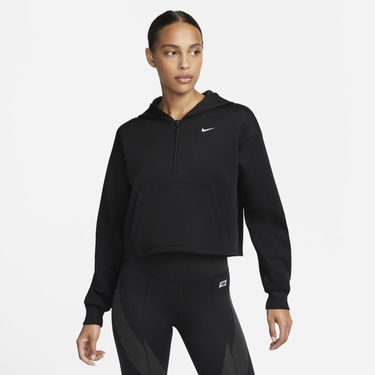 Суитчър Nike Dri-FIT Graphic 1/2-Zip Training Hoodie Черно | DQ6302-010, 0
