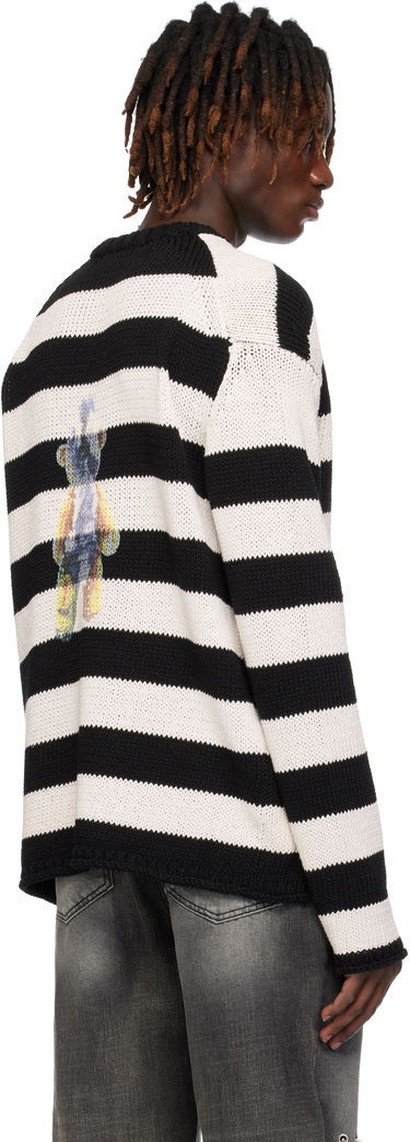 Пуловер We11done We11done Punk Teddy Striped Sweater Многоцветен | WD-KT0-25-655-U-IV, 2
