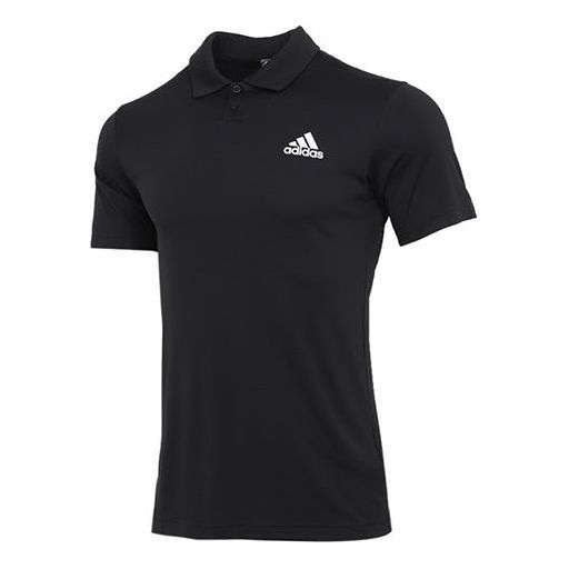 Поло тениска adidas Originals Training Short Sleeve Polo Shirt Черно | GH7670, 0