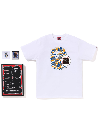Тениска BAPE Store Maebashi 30th Anniversary Ape Head Tee Set Бяло | 1J22-110-027