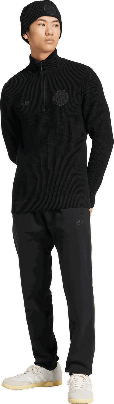 Пуловер adidas Originals Adidas DFB Deutschland Half-Zip Sweatshirt Черно | ji6778, 5