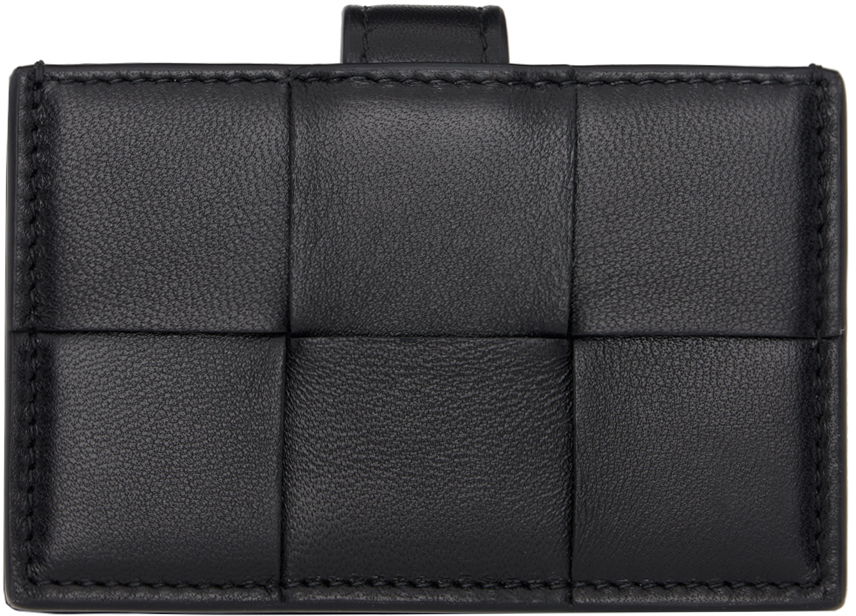 Портфейл Bottega Veneta Accordion Card Holder Черно | 785975 VCQC4, 1