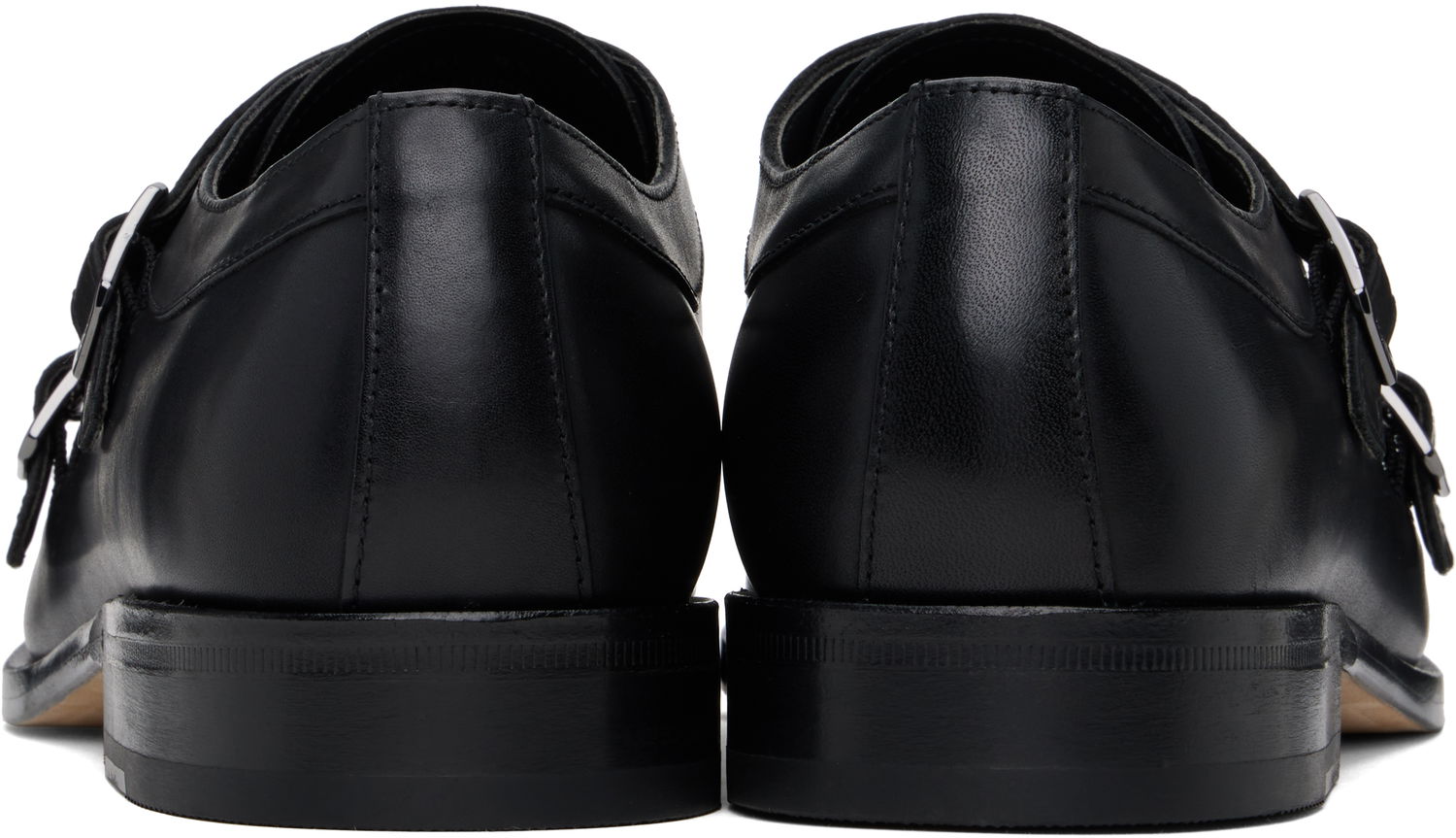 Облекло BOSS Flexible Sole Monk Strap Shoes Черно | 50536161, 1