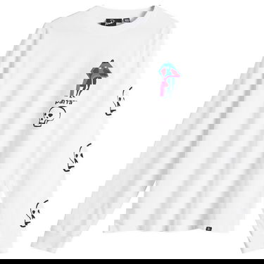 Тениска By Parra Parra Lowering The Bar Long Sleeve T-Shirt Бяло | 53120-WHT, 0