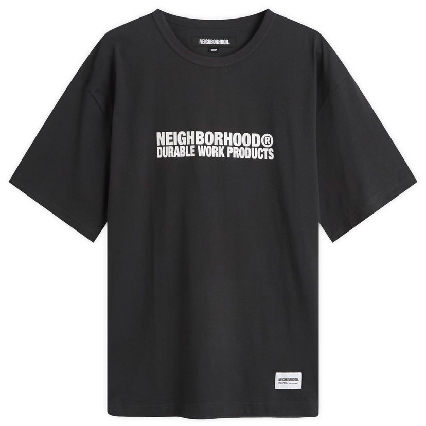 Тениска Neighborhood Sheltech Logo T-Shirt, Size Large Черно | 251BWNH-CSM02-BLK
