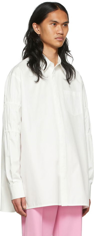 Риза We11done Cotton Oversized Shirt Бяло | WD-BL1-22-141-M-WH, 1