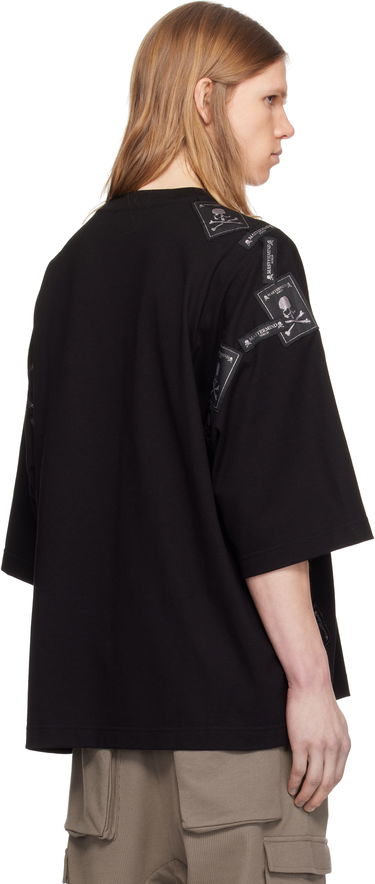 Тениска Mastermind WORLD Mastermind World Boxy Fit Label T-Shirt Черно | MW25S14-TS031-022, 2