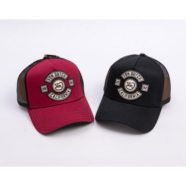 Шапка с козирка Von Dutch Von Dutch Trucker MC Logo Cap Бургунди | VD/0/CAS1/BIK/BOR, 3