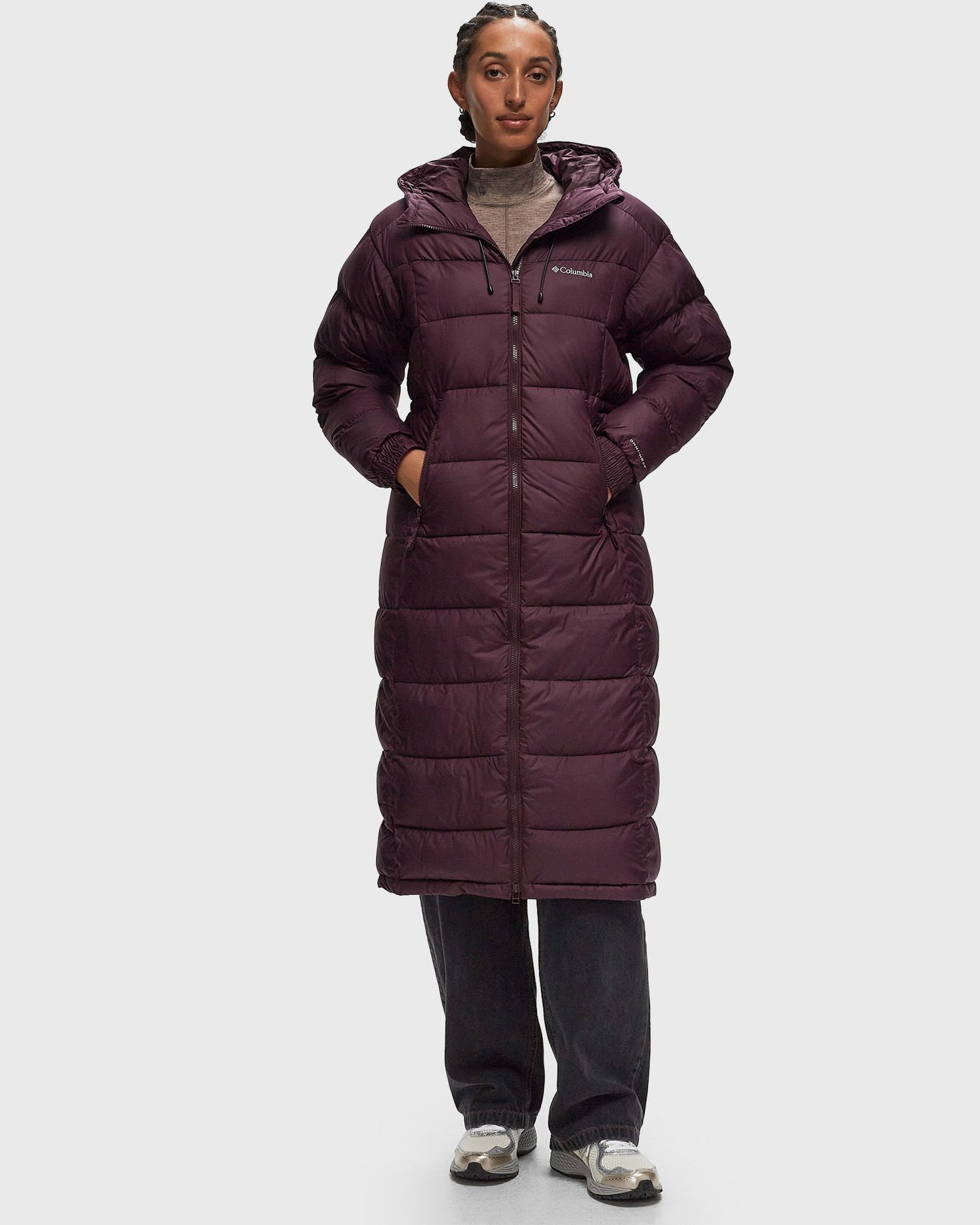 Пухо яке Columbia Pike Lake II Long Puffer Jacket Лилаво | 2051351607, 1