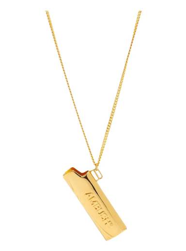 Lighter Case Necklace Gold