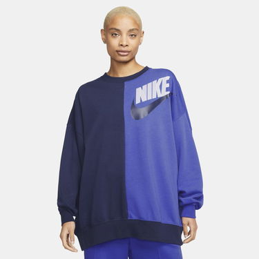 Суитчър Nike Sportswear Over-Oversized Fleece Dance Sweatshirt Синьо | DV0328-410, 0