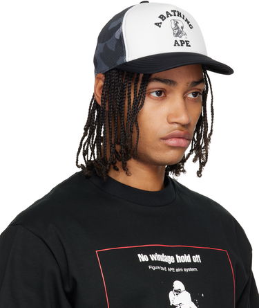 Шапка с козирка BAPE General Mesh Cap Черно | 001CPL801007M, 1